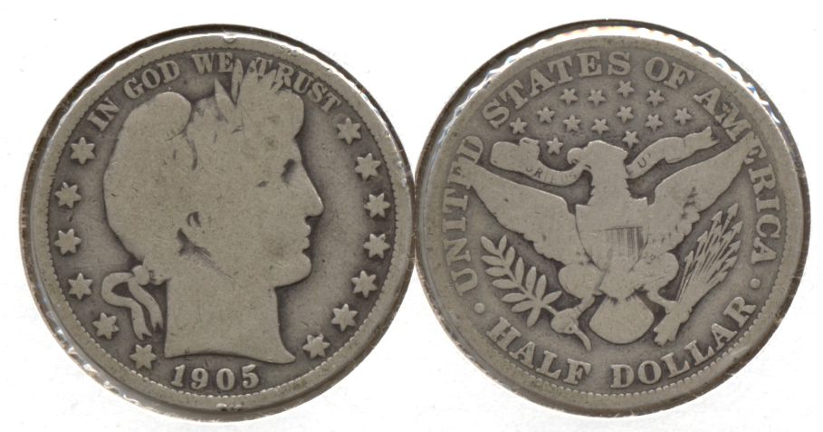 1905 Barber Half Dollar Good-4 a