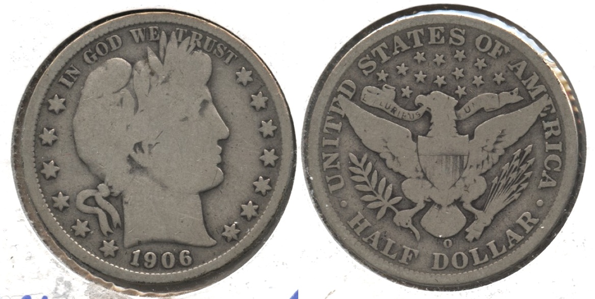 1906-O Barber Half Dollar Good-4 #g