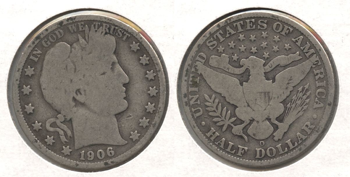 1906-O Barber Half Dollar Good-4 #h