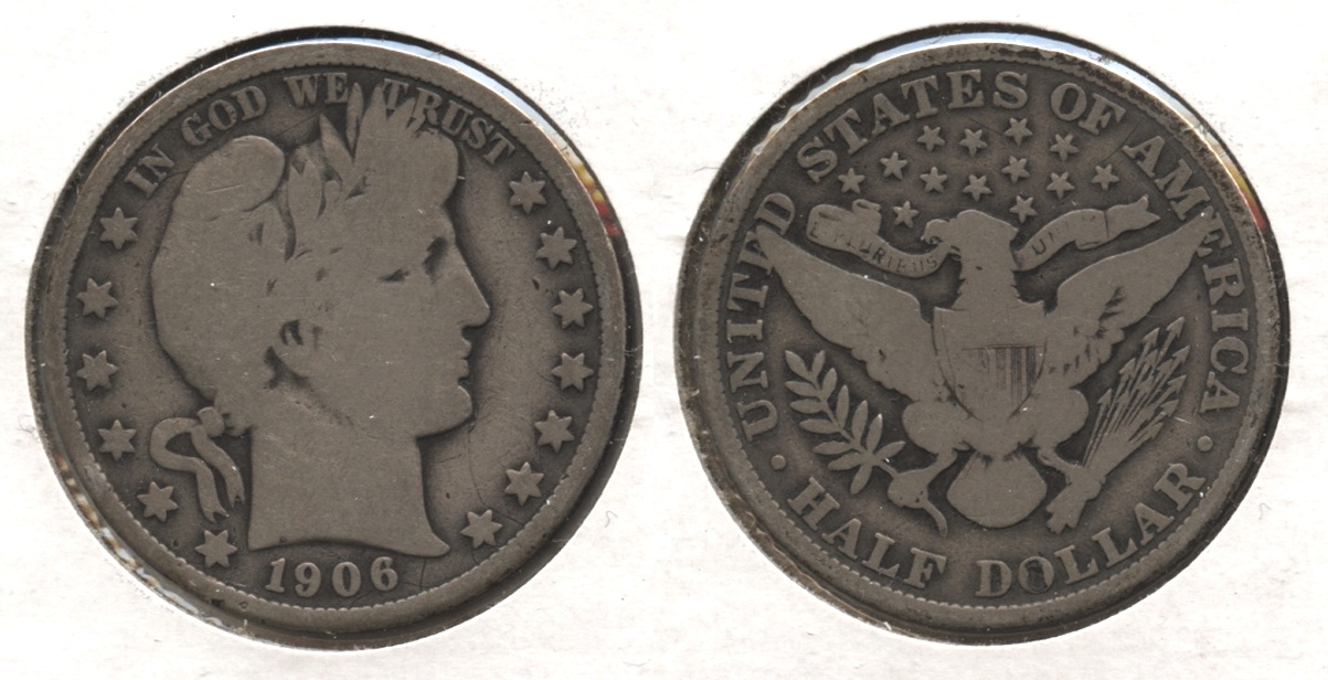 1906 Barber Half Dollar Good-4 #l