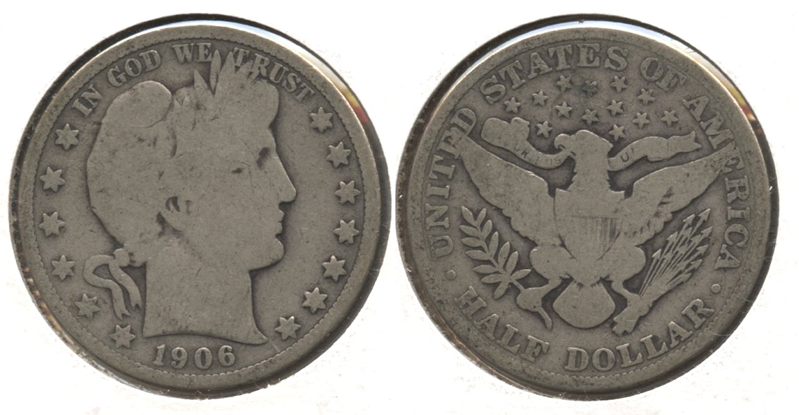 1906 Barber Half Dollar Good-4 #u