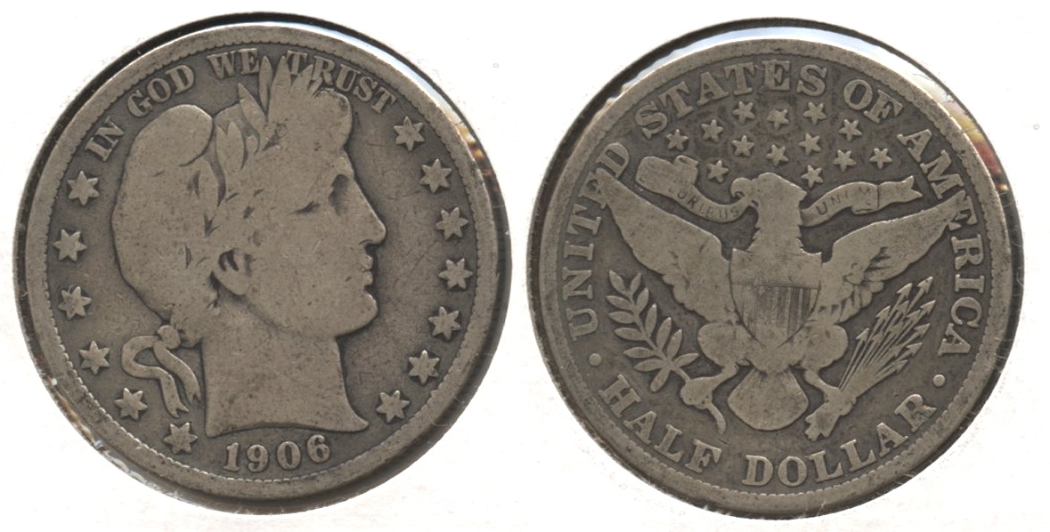 1906 Barber Half Dollar Good-6 #c
