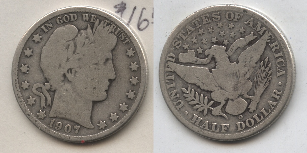 1907-O Barber Half Dollar Good-4 #r