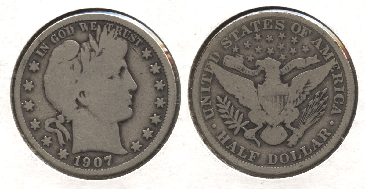 1907 Barber Half Dollar Good-4 #l