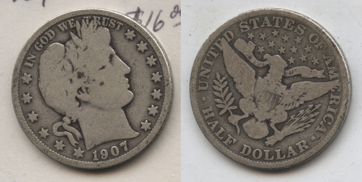 1907 Barber Half Dollar Good-4 #s