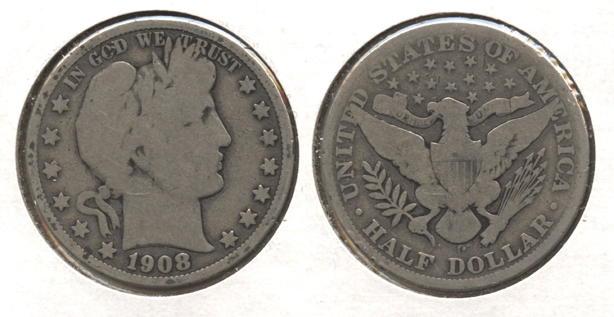 1908-O Barber Half Dollar Good-4 #p
