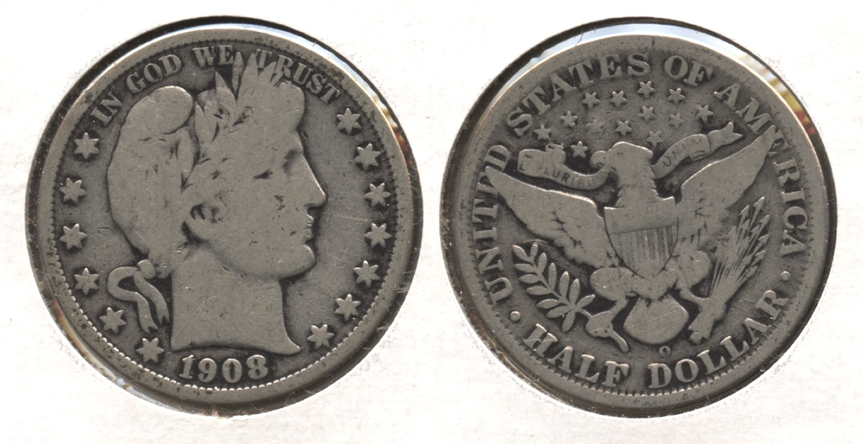 1908-O Barber Half Dollar Good-4 #s