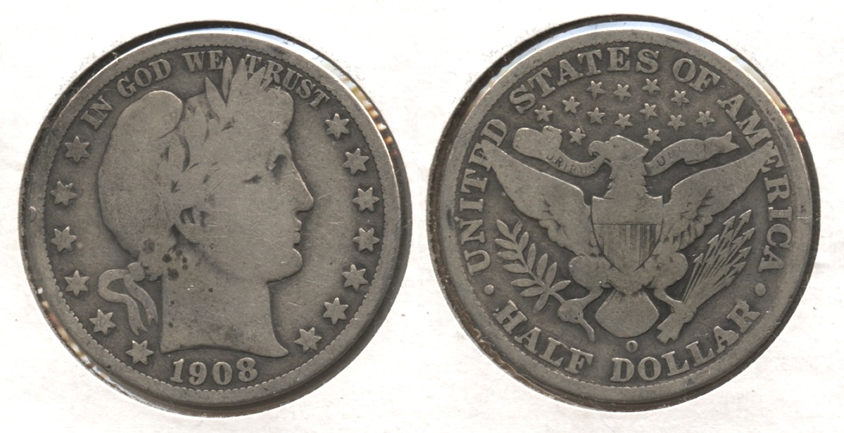 1908-O Barber Half Dollar Good-4 #t