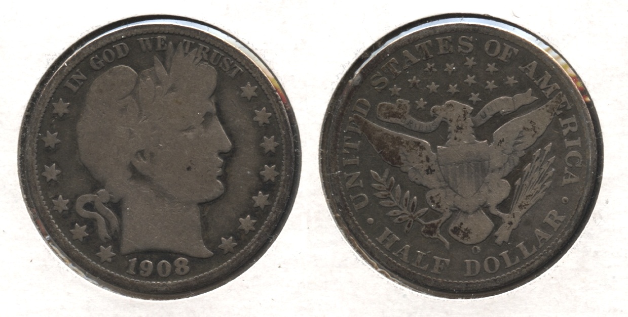 1908-O Barber Half Dollar Good-4 #v