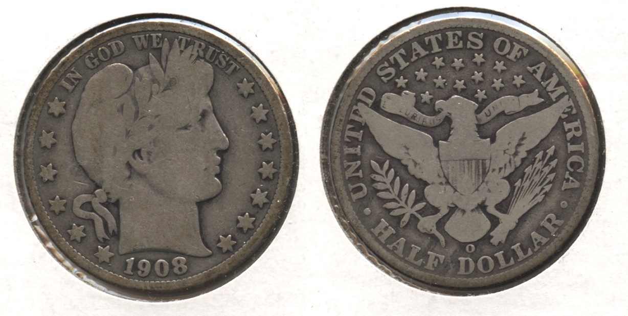 1908-O Barber Half Dollar Good-6 #a
