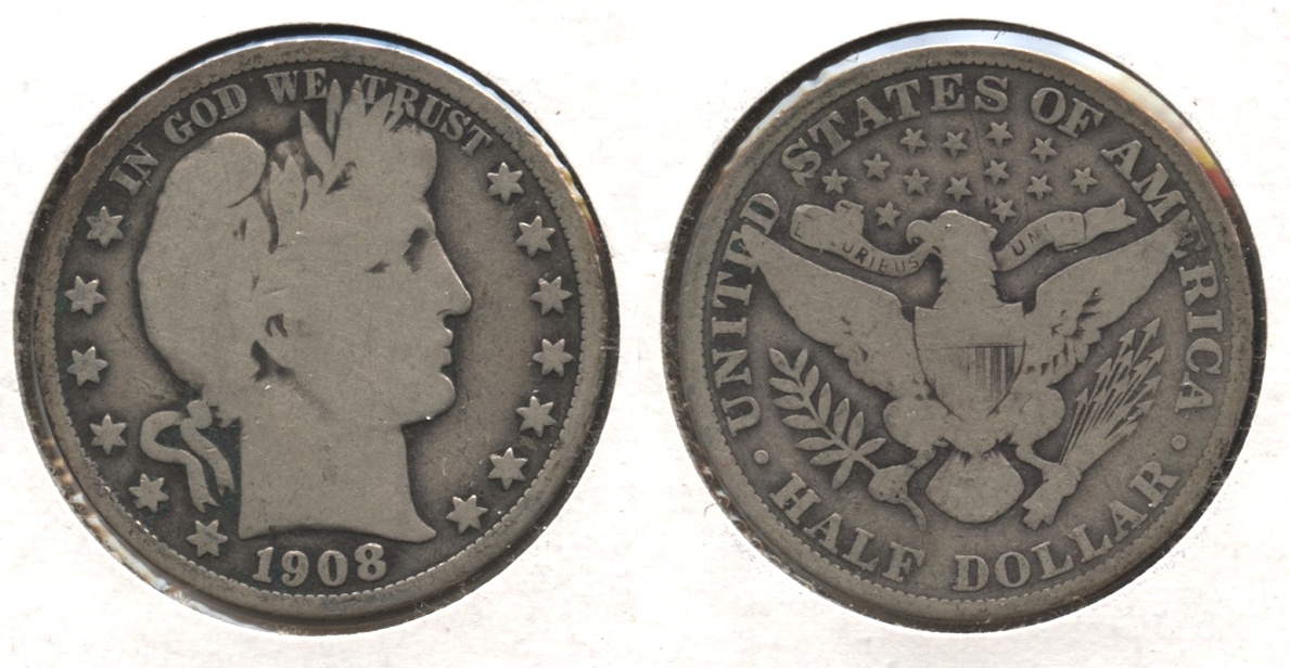 1908 Barber Half Dollar Good-4 #d