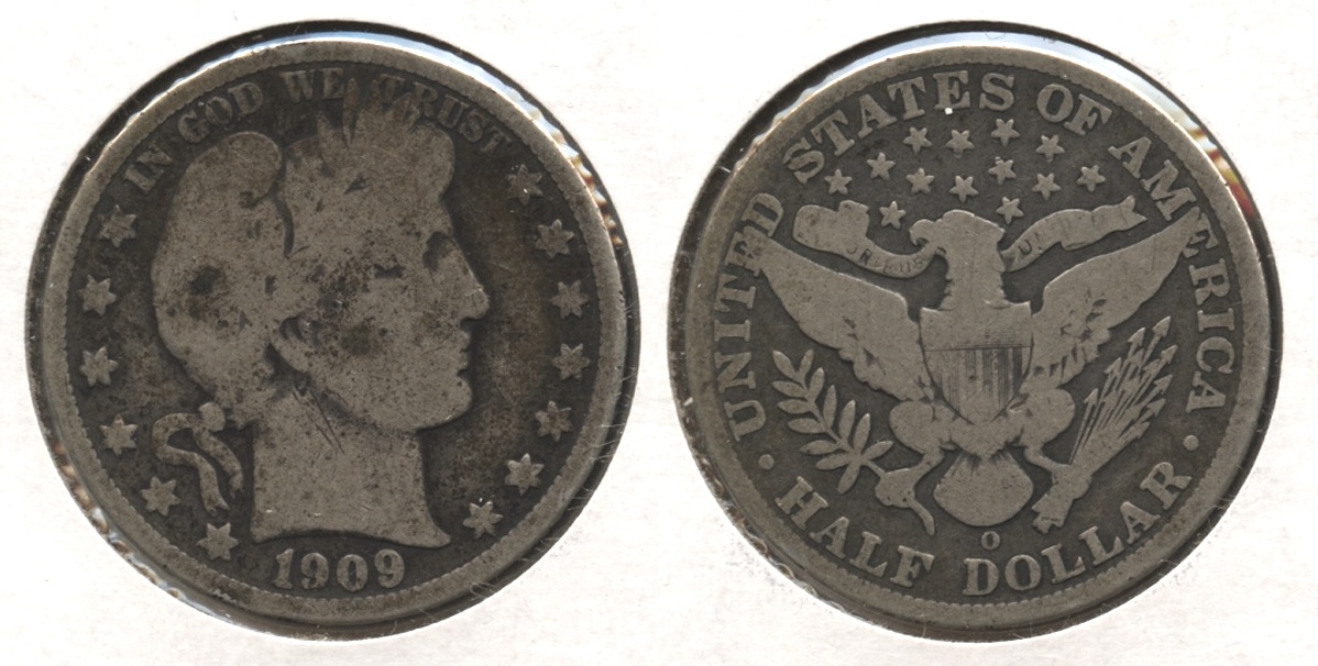 1909-O Barber Half Dollar Good-4 #c