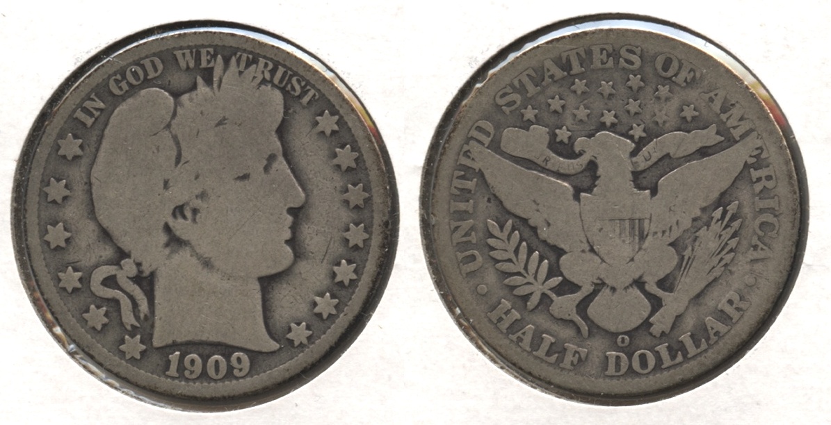1909-O Barber Half Dollar Good-4 #e