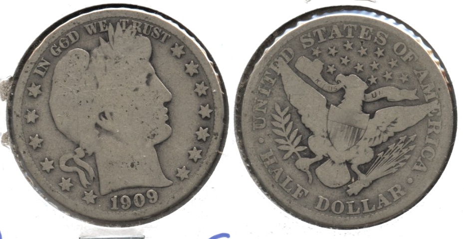 1909 Barber Half Dollar Good-4 c