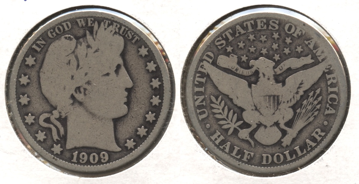 1909 Barber Half Dollar Good-4 #e