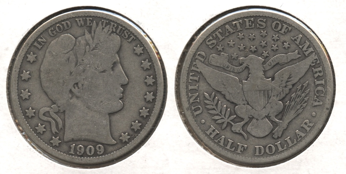 1909 Barber Half Dollar VG-8 #i