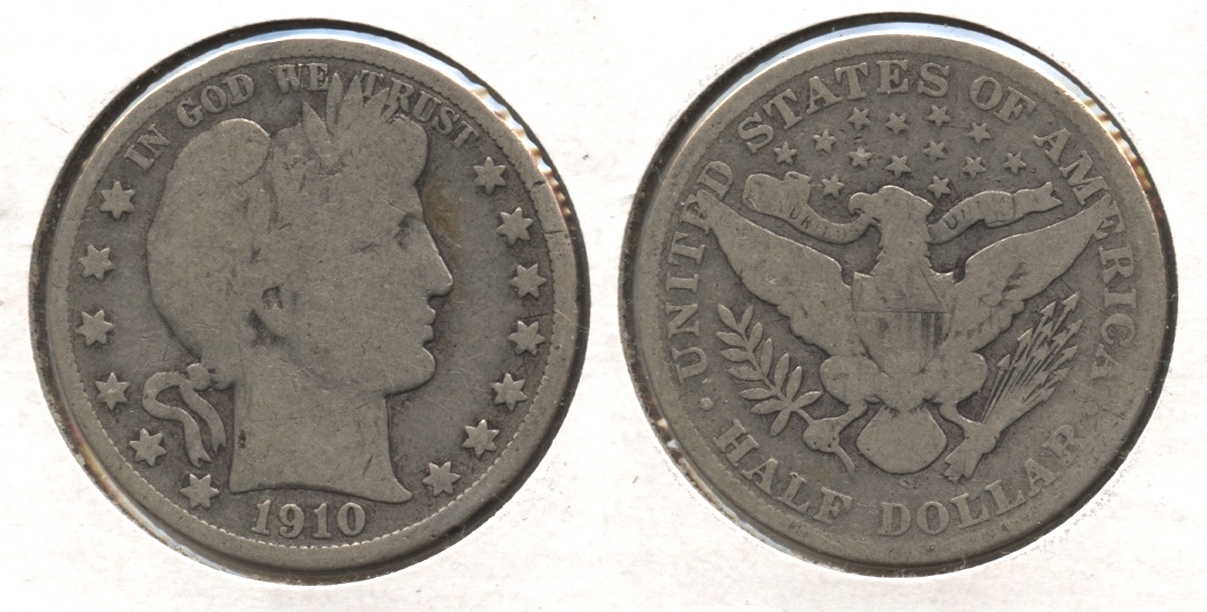 1910-S Barber Half Dollar Good-4 #c