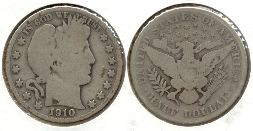 1910 Barber Half Dollar Good-4 j