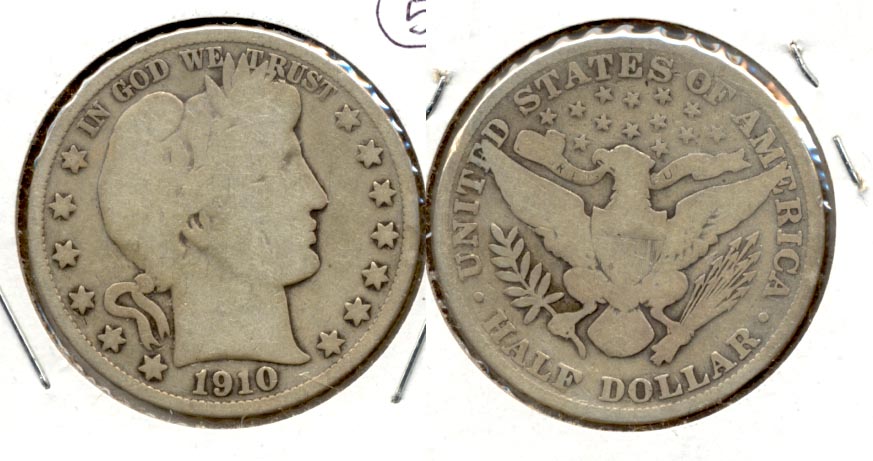 1910 Barber Half Dollar Good-4 m