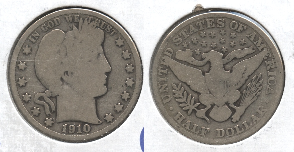 1910 Barber Half Dollar Good-4 #t