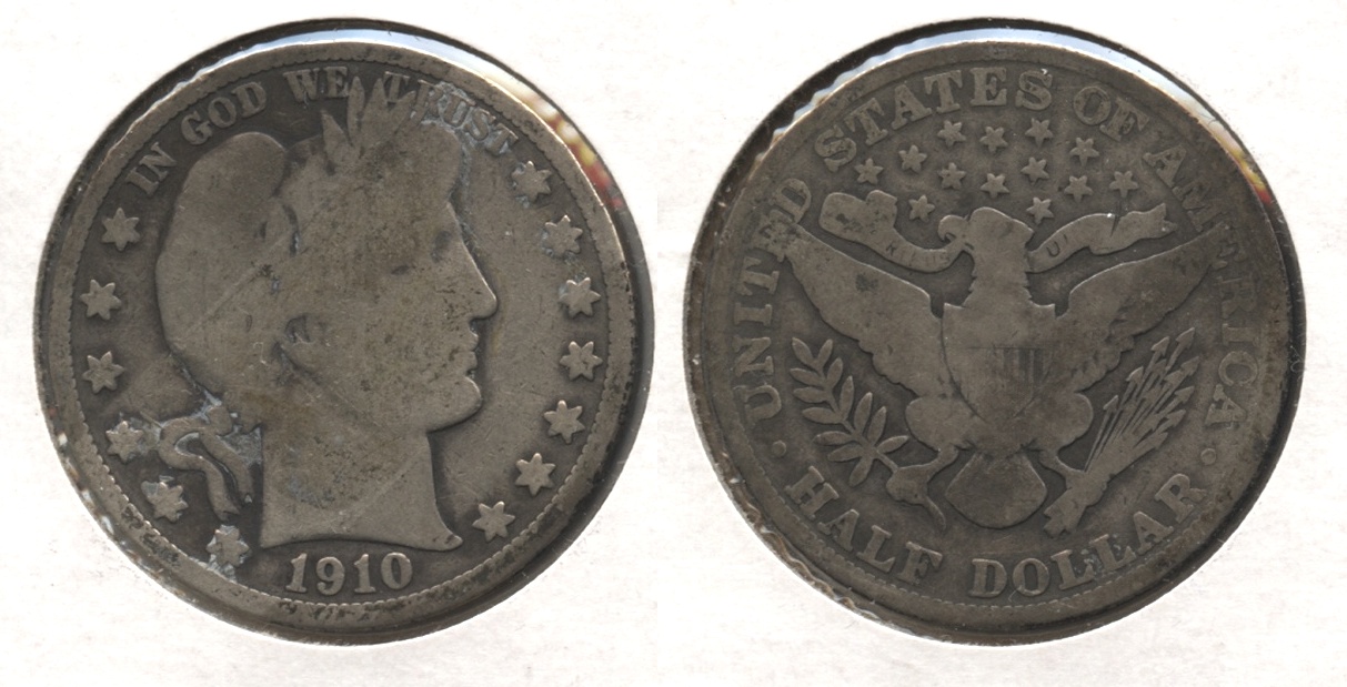 1910 Barber Half Dollar Good-4 #u