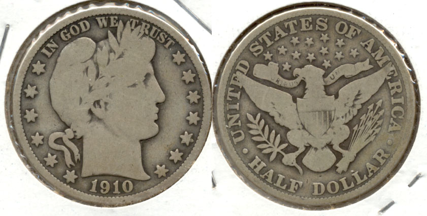 1910 Barber Half Dollar Good-6 a