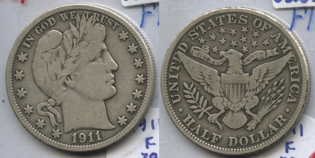 1911 Barber Half Dollar Fine-12