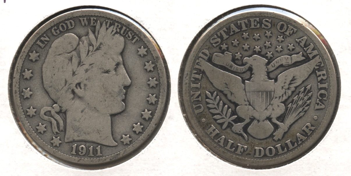 1911 Barber Half Dollar VG-8 #i