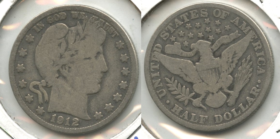 1912 Barber Half Dollar Good-4 #n