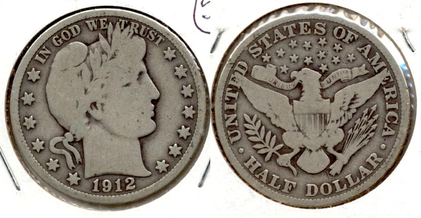 1912 Barber Half Dollar Good-6 a
