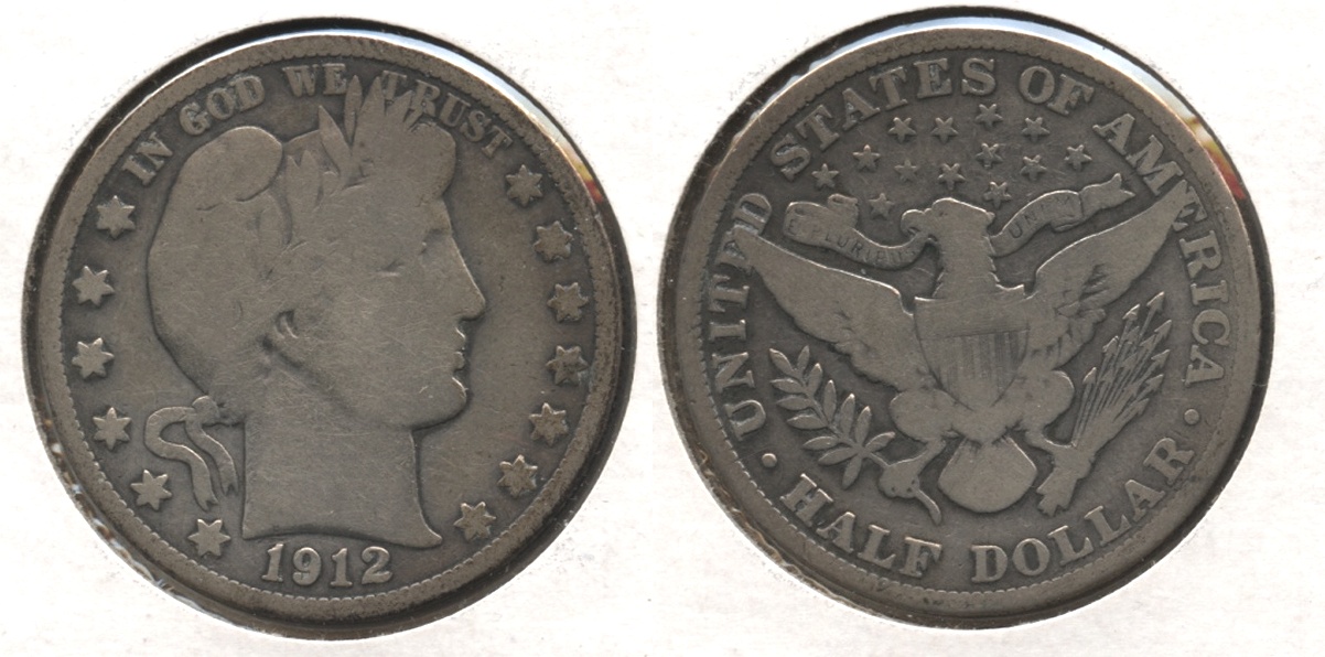 1912 Barber Half Dollar Good-6 #g