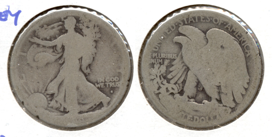 1916-S Walking Liberty Half Dollar Fair-2
