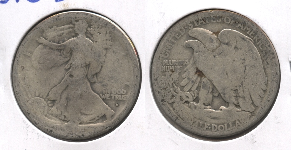 1916-S Walking Liberty Half Dollar Fair-2 #b