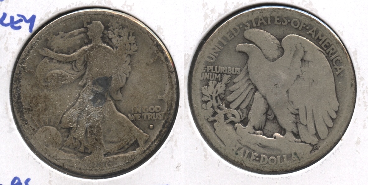 1916-S Walking Liberty Half Dollar Fair-2 #c