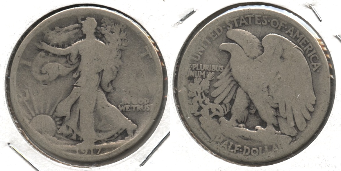1917 Walking Liberty Half Dollar AG-3