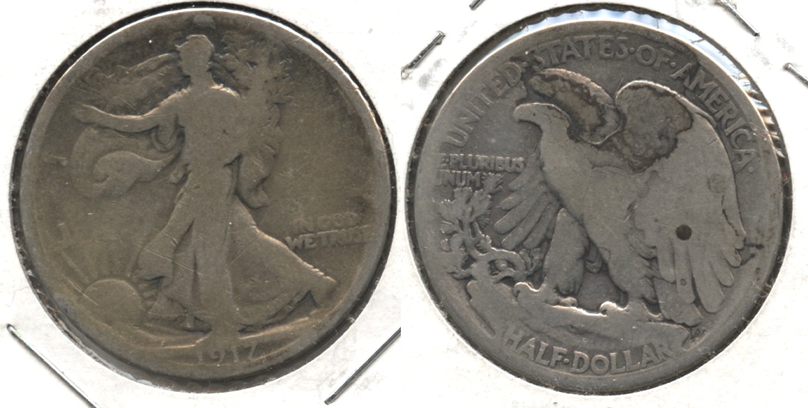 1917 Walking Liberty Half Dollar AG-3 #b