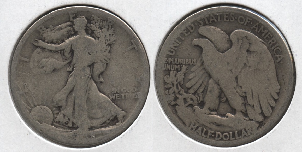 1918-S Walking Liberty Half Dollar Good-4 #ah