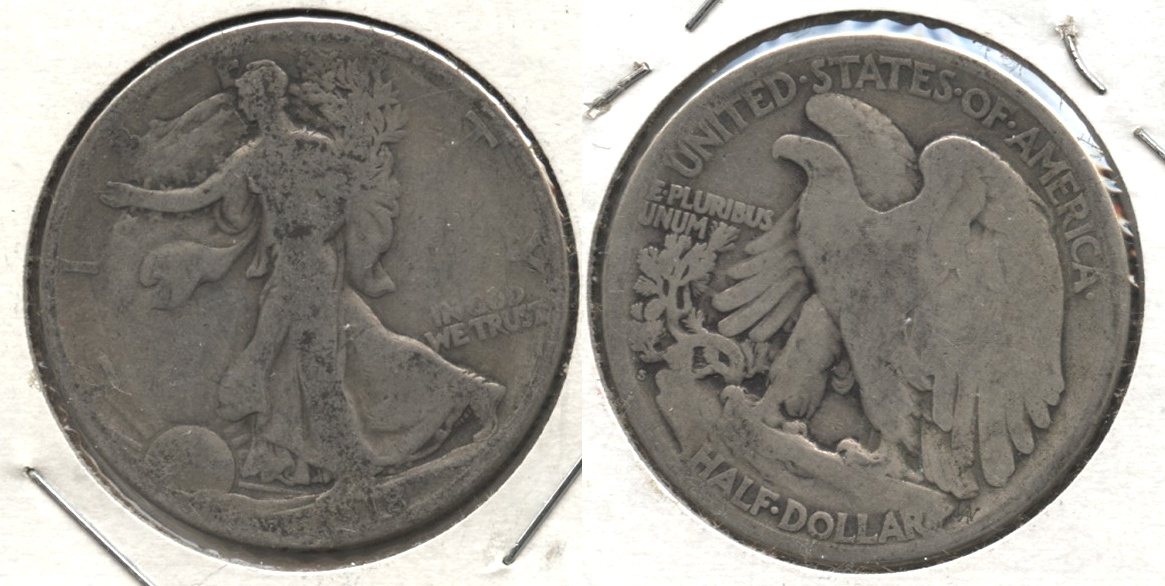 1918-S Walking Liberty Half Dollar Good-4 #an