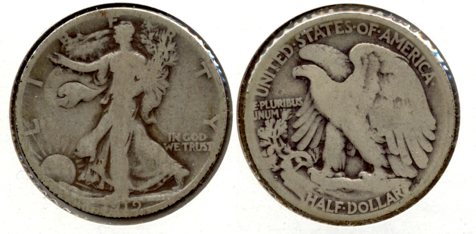 1919-S Walking Liberty Half Dollar Good-4 f