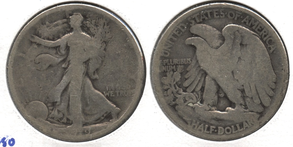1919 Walking Liberty Half Dollar AG-3 #e