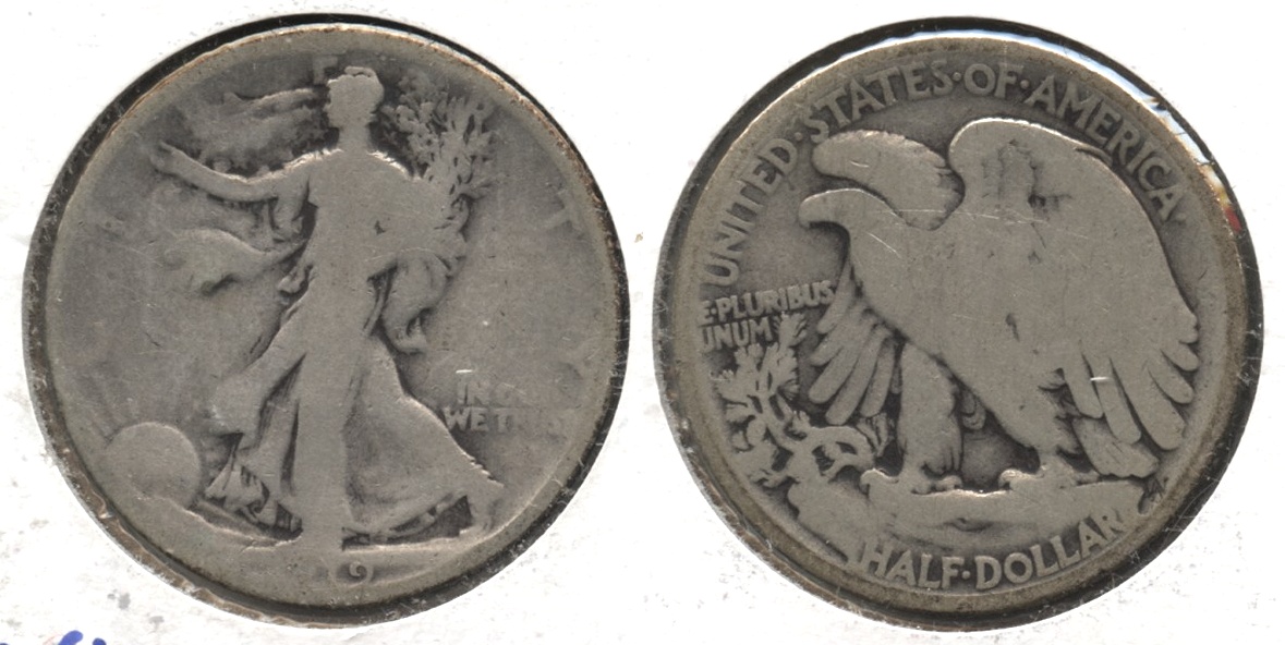 1919 Walking Liberty Half Dollar AG-3 #g