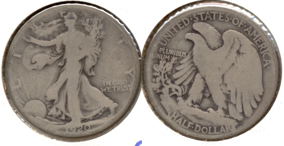 1920-D Walking Liberty Half Dollar Good-4 c
