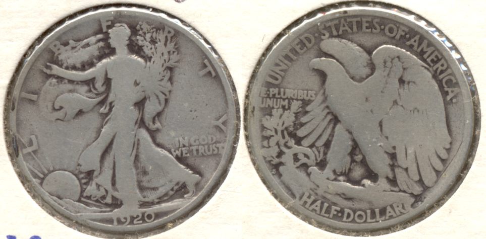 1920-S Walking Liberty Half Dollar Good-4 a