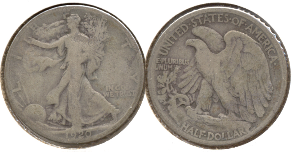 1920-S Walking Liberty Half Dollar Good-4 c