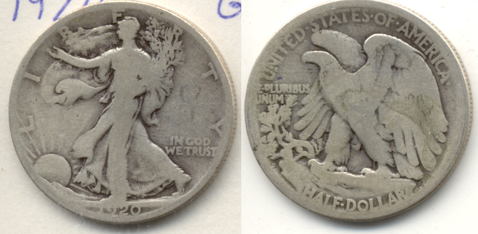 1920-S Walking Liberty Half Dollar Good-4 g