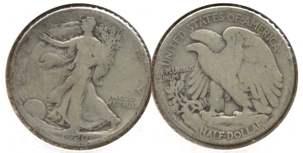 1920-S Walking Liberty Half Dollar Good-4 n
