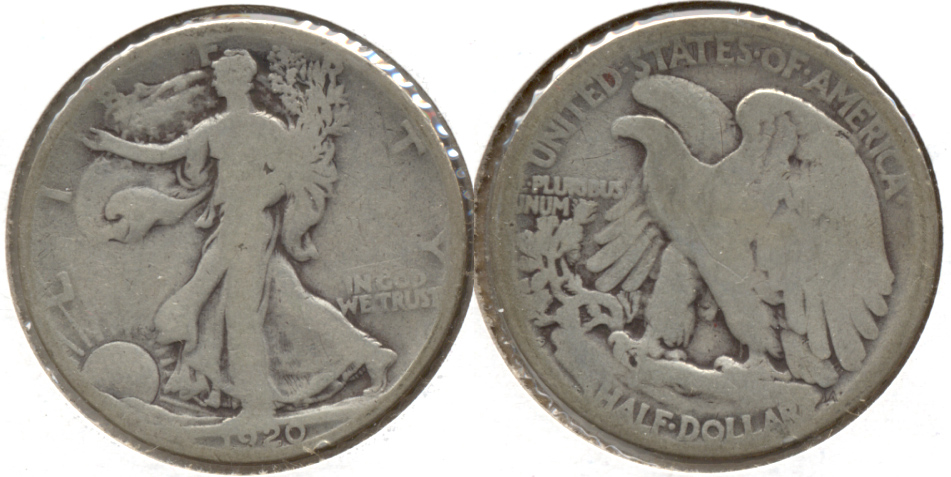 1920-S Walking Liberty Half Dollar Good-4 p