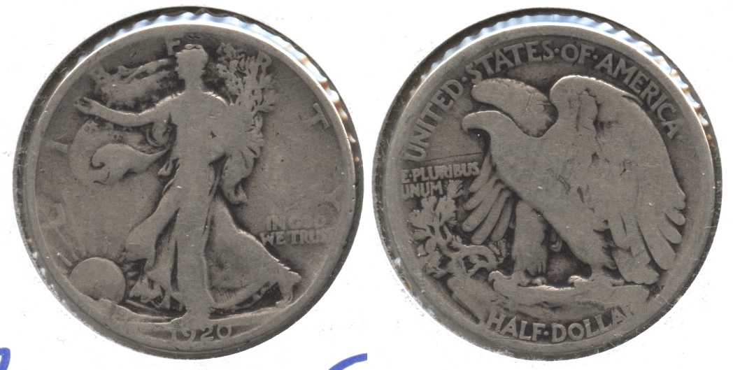 1920 Walking Liberty Half Dollar Good-4 #g