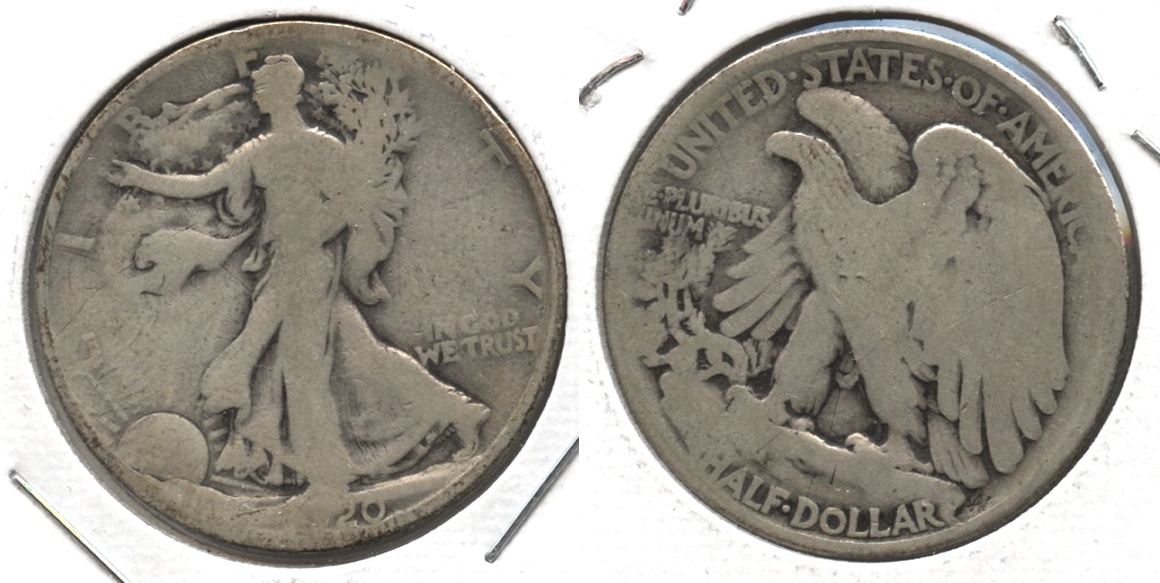1920 Walking Liberty Half Dollar Good-4 #i
