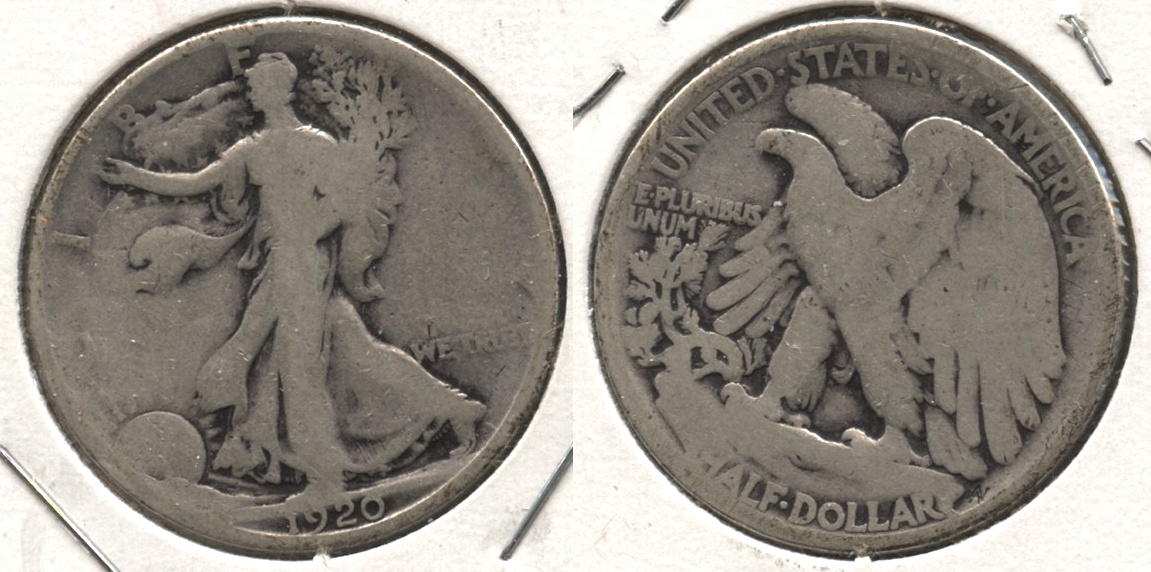 1920 Walking Liberty Half Dollar Good-4 #k